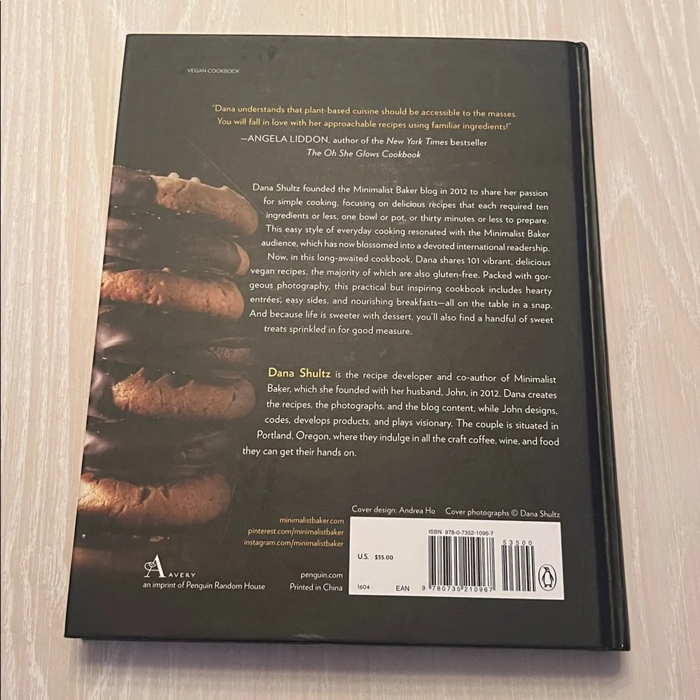 Minimalist Baker cookbook